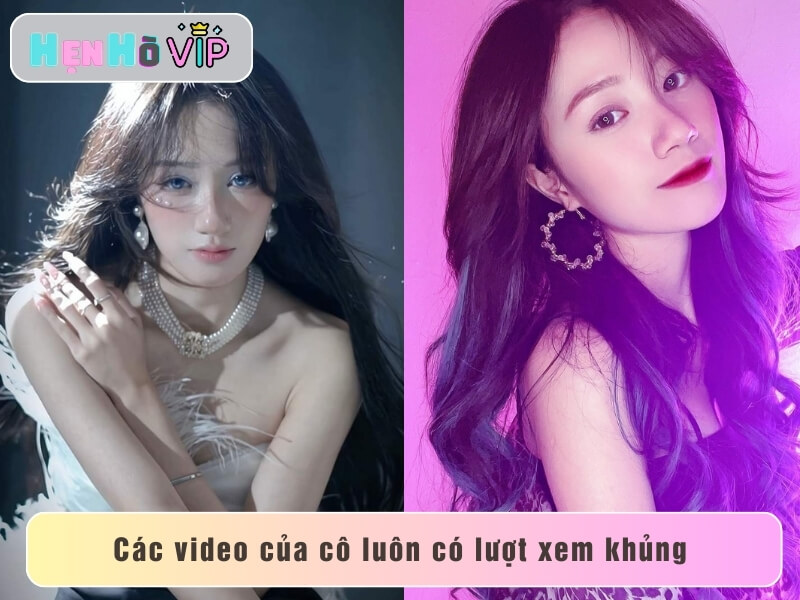 Các video của TikTok Đào Lê Phương Hoa luôn có lượt xem khủng