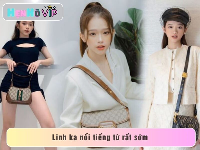 Linh ka nổi tiếng từ rất sớm