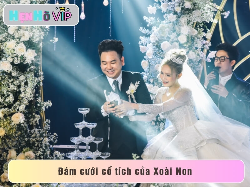 Hình ảnh đám cưới cổ tích của Xoài Non và Xemesis