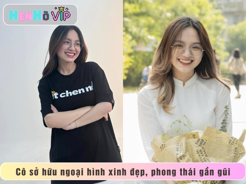 Cô sở hữu ngoại hình xinh đẹp, phong thái gần gũi