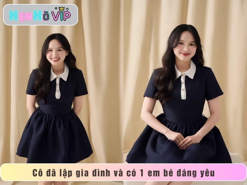 Cô đã lập gia đình và có 1 em bé đáng yêu