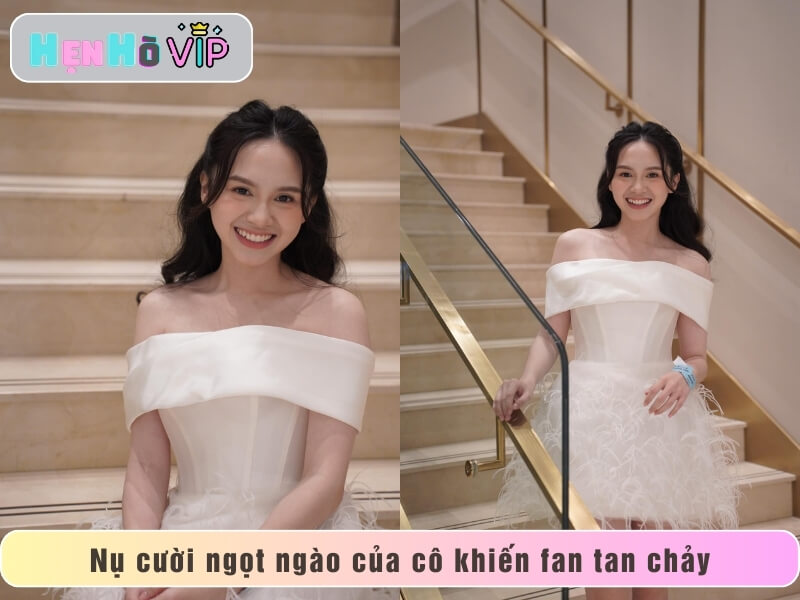 Nụ cười ngọt ngào của cô khiến fan tan chảy
