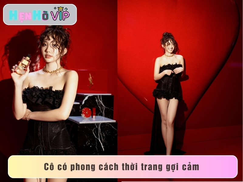 Cô thường xuất hiện với phong cách thời trang gợi cảm