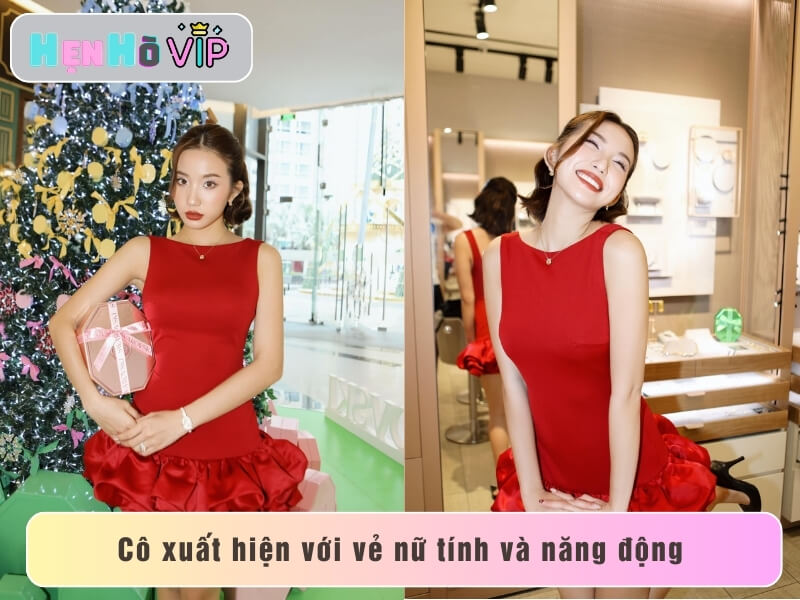 Lê Thị Khánh Huyền khoe nữ tính và năng động
