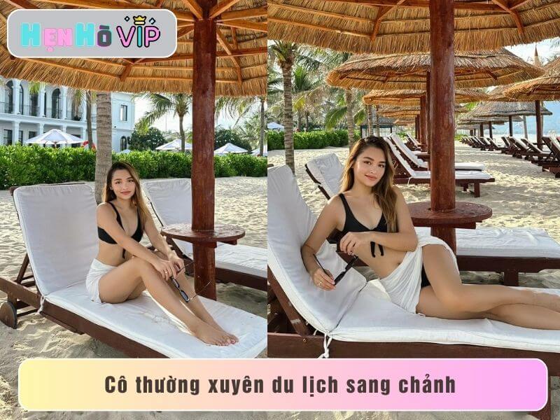 Linda Ngo thường xuyên du lịch sang chảnh