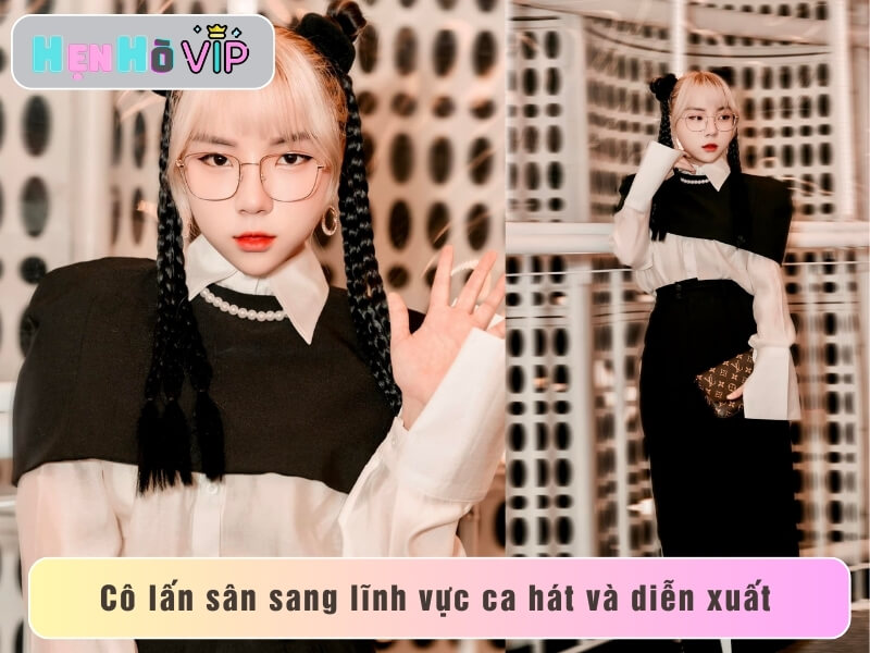 Cô lấn sân sang lĩnh vực ca hát và diễn xuất