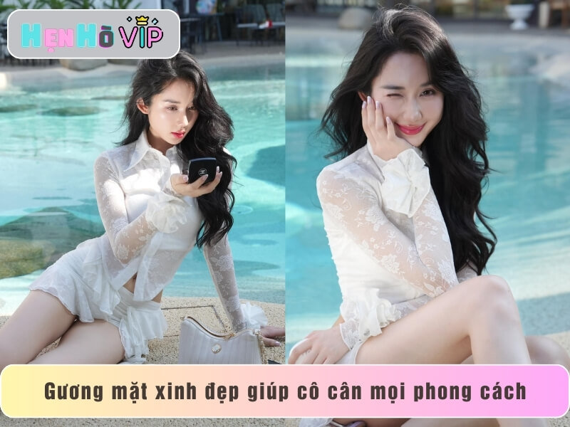 Gương mặt xinh đẹp giúp cô cân mọi phong cách thời trang