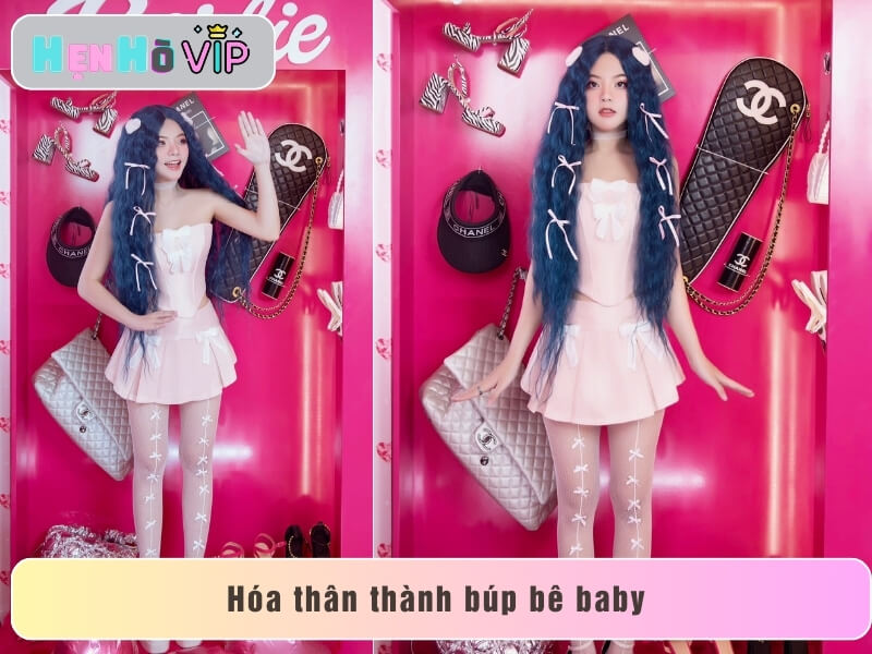 Hóa thân thành búp bê baby