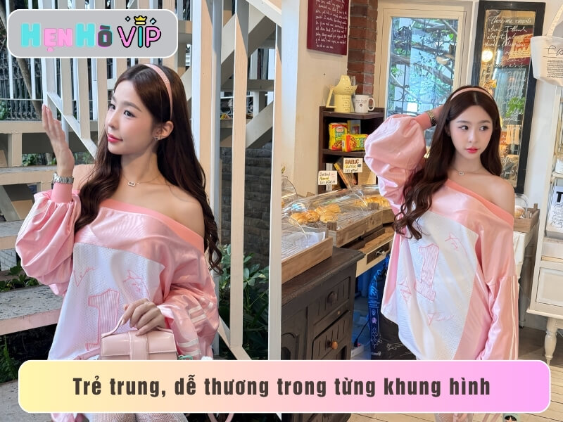 Cô luôn trẻ trung, dễ thương trong từng khung hình