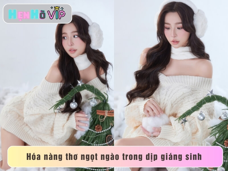 Hóa nàng thơ ngọt ngào trong dịp giáng sinh