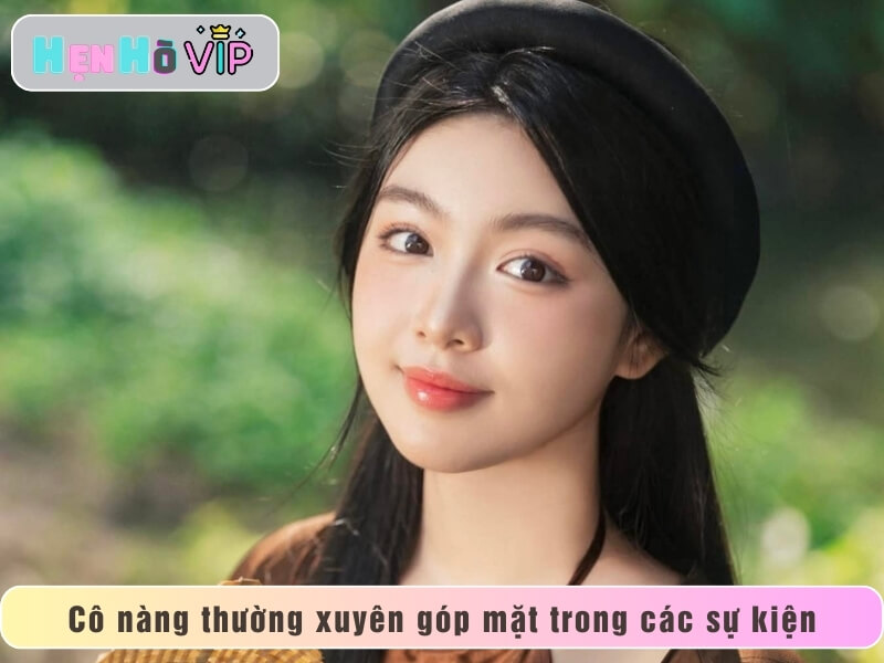 Cô nàng thường xuyên góp mặt trong các sự kiện