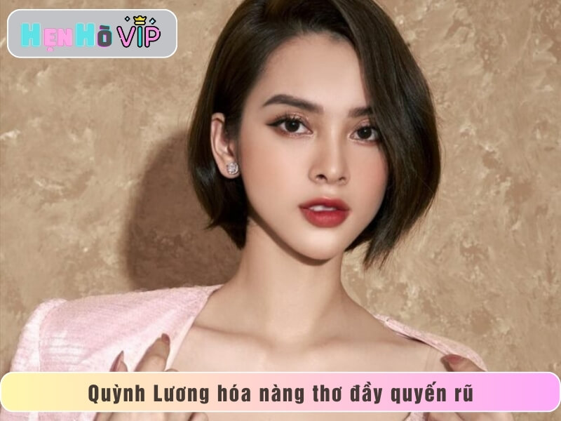 Diễn Viên Quỳnh Lương hóa nàng thơ đầy quyến rũ