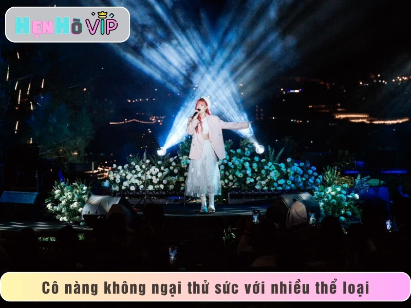 Cô nàng không ngại thử sức với nhiều thể loại khác nhau