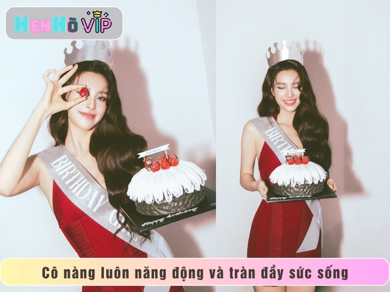 Cô nàng luôn năng động và tràn đầy sức sống